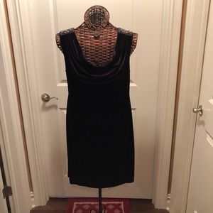 Short Black Velvet Dress